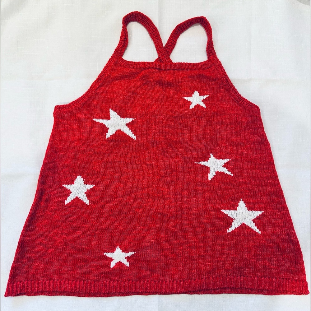 Freshman Red Star Halter Tank Top - Picture 2 of 5
